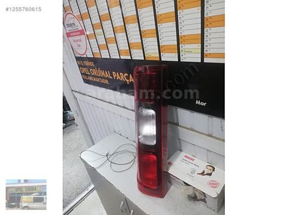 OPEL VİVARO B TRAFİC 3 SOL ARKA STOP ORJİNAL 93867974