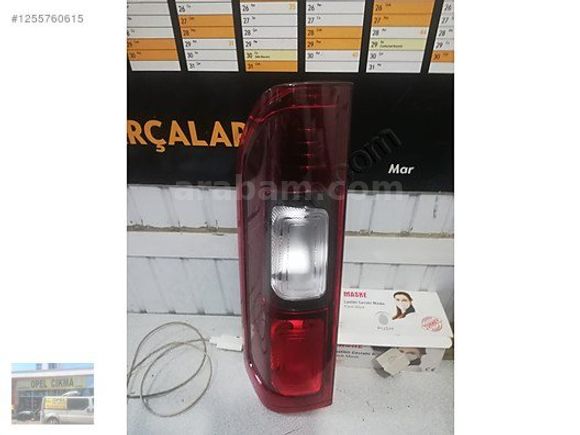OPEL VİVARO B TRAFİC 3 SOL ARKA STOP ORJİNAL 93867974