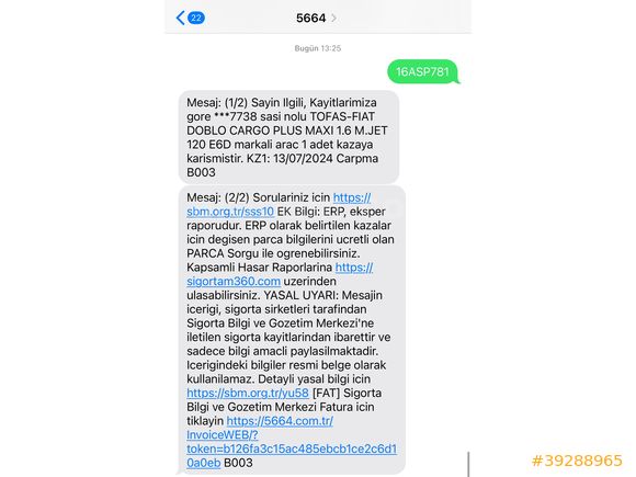 ARGEDEN 2021 1.6 DOBLO SAFELINE İLK EL YETKİLİ SERVİS BAKIMLI