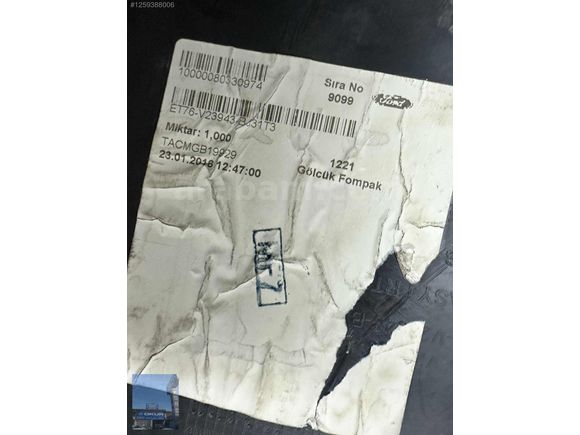 Et76-v23943 Ford Courier Orijinal Sol Ön Kapı Döşemesi