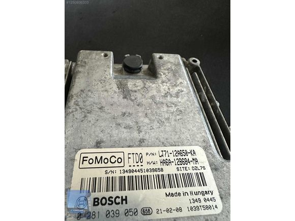 Lt71-12a650 Ford Transit Custom Orijinal Motor Beyni