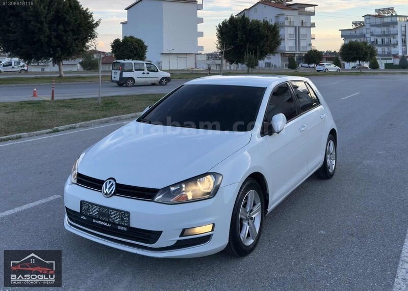 Galeriden Volkswagen Golf 1.6 TDi BlueMotion Comfortline 2013 Model Antalya 180.000 km Beyaz