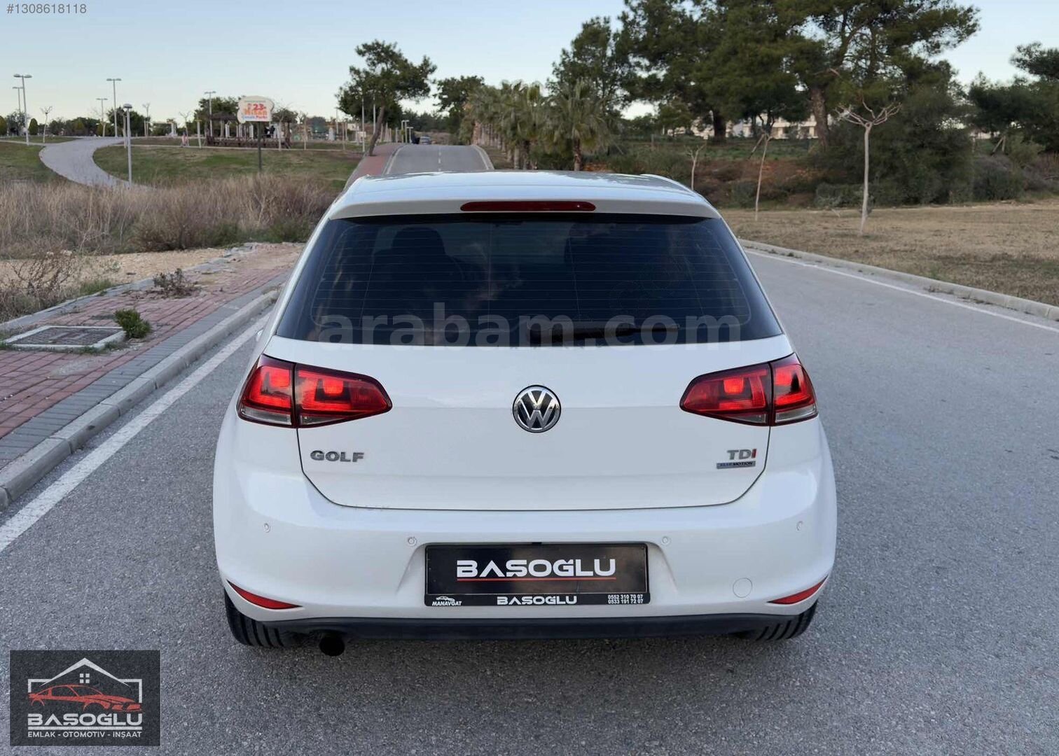 Galeriden Volkswagen Golf 1.6 TDi BlueMotion Comfortline 2013 Model Antalya 180.000 km Beyaz 6
