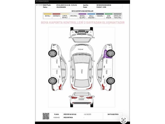 SEVİLEN AUTO dan PASSAT CAM TAVANLI