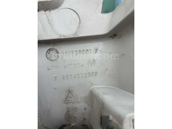 Peugeot partner 2003 2006 sağ sürgü iç kapı kolu