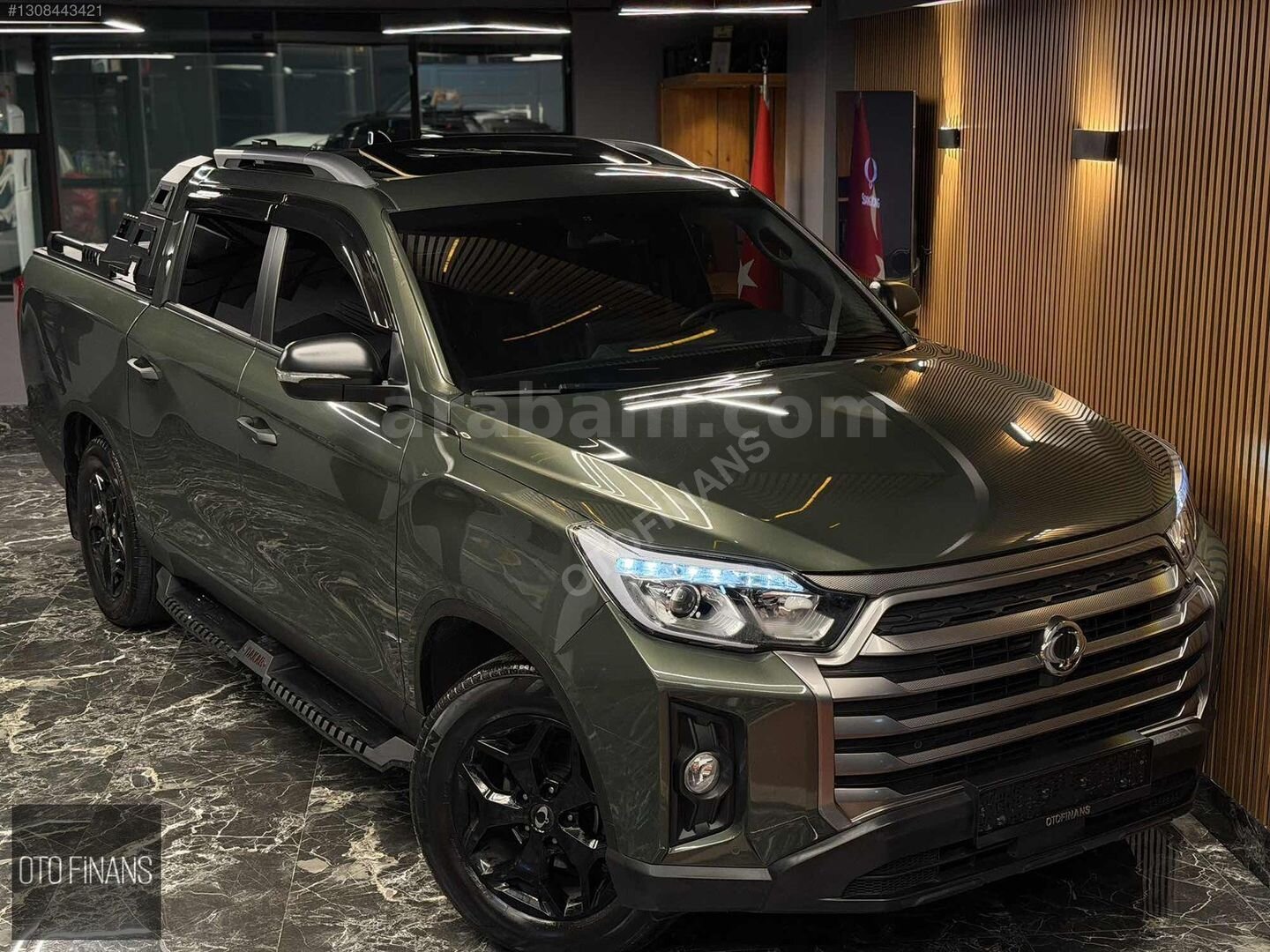 Galeriden KGM SsangYong Musso Grand 2.2 D Platinum Plus 2024 Model İstanbul 45.500 km Yeşil 4