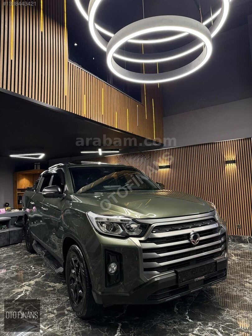 Galeriden KGM SsangYong Musso Grand 2.2 D Platinum Plus 2024 Model İstanbul 45.500 km Yeşil 2