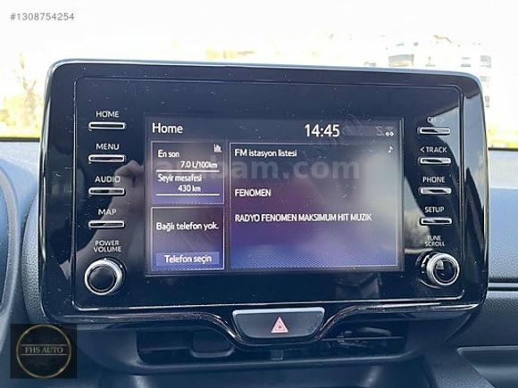 FHS AUTO'DAN 2021 MODEL 46.00 KM'DE HATASIZ BOYASIZ YARİS VİSİON