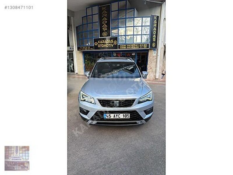 Galeriden Seat Ateca 1.6 TDI Ecomotive Xcellence 2019 Model İzmir 185.000 km Gri