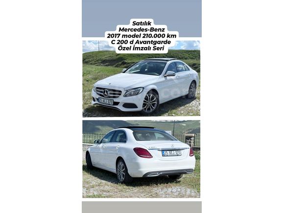 Özel İmzalı Seri Avantgarde Mercedes - Benz C 200 D Avantgarde 2017 Model