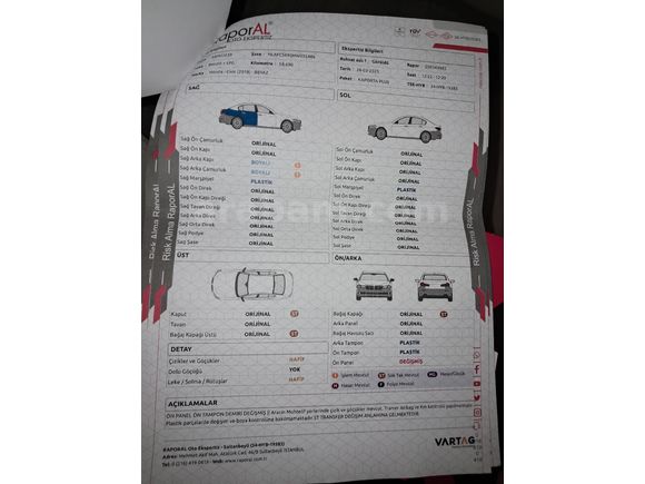 Sahibinden Honda Civic 1.6i VTEC Eco Executive 2018 Model