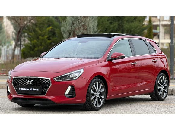2018 MODEL HYUNDAİ İ30 ELİTE PLUS CAM TAVANLI SERVİS KAYITLI