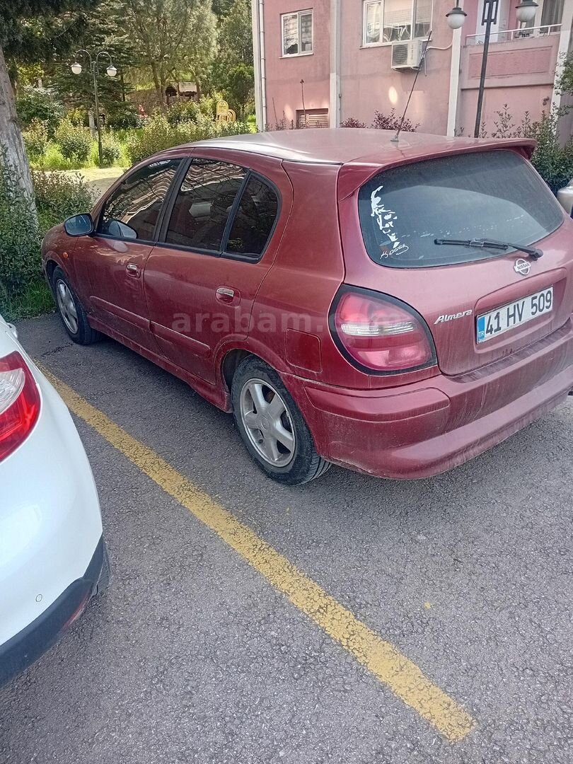 Sahibinden Nissan Almera 1.5 Luxury 2001 Model Kocaeli 227.000 km Bordo 4