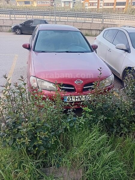 Sahibinden Nissan Almera 1.5 Luxury 2001 Model Kocaeli 227.000 km Bordo