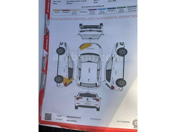 Hatasız Orijinal Clio