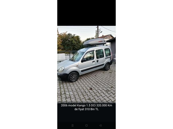 Sahibinden Renault Kangoo Multix 1.5 dCi Authentique 2006 Model 