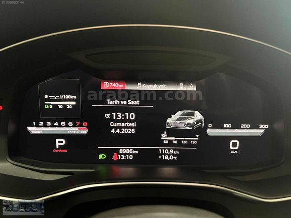 SADECE 8 BİN KM İLK ELDEN HATASIZ BOYASIZ AUDİ A7 45TFSI QUATRO