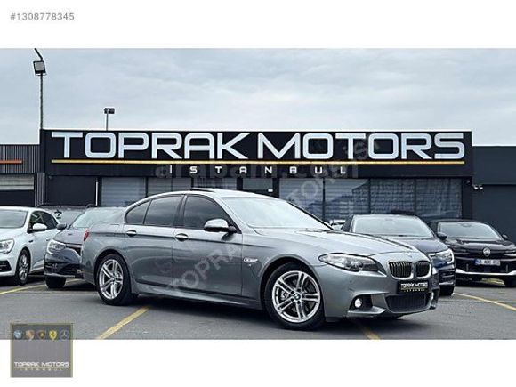 TOPRAK MOTORS İSTANBUL'DAN BMW 5.20D HAYALET,NBT,VAKUM,İÇİ TABA