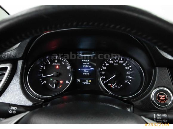 BAKIMLI 2017 Qashqai 1.2 DIG-T Sky Pack CAMTAVAN 86 BİNKM