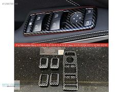 MERCEDES CAM TUŞ ÇERÇEVE KARBON W204 W212 W117 W176 W207(GET)