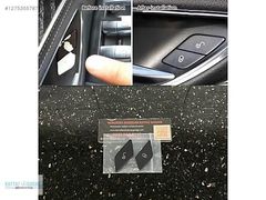 MERCEDES KİLİT TUŞ KAPLAMA SET SİYAH W205 W213 X253 (GET AÇILIR)