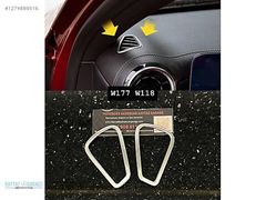 MERCEDES GÖĞÜS IZGARA KROM ÇERÇEVE W118 W177 (GET AÇILIR)