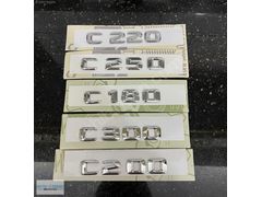 MERCEDES C220 C250 C300 C200 C180 BAGAJ YAZISI SİYAH KROM (GET)