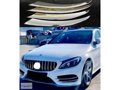 MERCEDES W205 ÖN TAMPON KROM BIÇAKLAR 2015-2018(GET AÇLR)