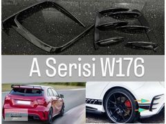 MERCEDES W176 ARKA VENT ARKA TAMPON ÇITA PARLAK SİYAH (GET AÇLR)