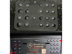 MERCEDES W204 GÖĞÜSLÜK TUŞ KAPLAMALARI (GET AÇLIR)