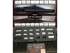 MERCEDES W212 KLİMA KROM TUŞ KAPLAMA SET W212 W207 (GET AÇLR)