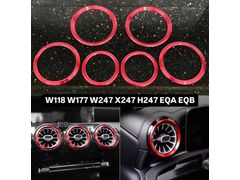 MERCEDES KIRMIZI HAVALANDIRMA ÇERÇEVELERİ W177 W118 W247 GLB