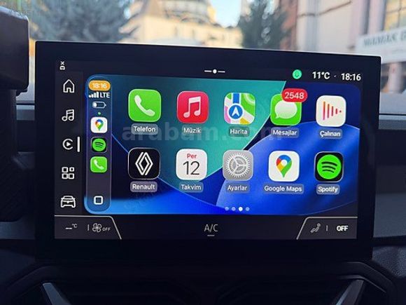 BOYASIZ RENAULT DUSTER 1.6 E-TECH HİBRİT+OTM+TECHNO+ÇEKİ DEMİRLİ