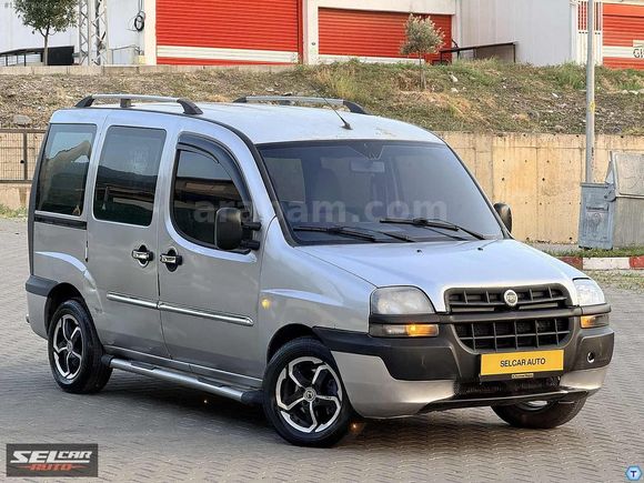 SELCAR'dan 2003 FİAT DOBLO KLİMALI BAKIMLI 4+1 KOLTUKLU