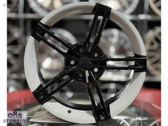 -ORS- 18 5x112 TAYCAN BLACK AND WHITE TAKIM VW AUDI SEAT SKODA