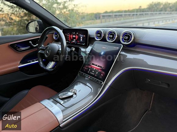 GÜLER AUTO'DAN 2022 MERCEDES-C200 AMG E,BAGAJ-TABA-19'JANT