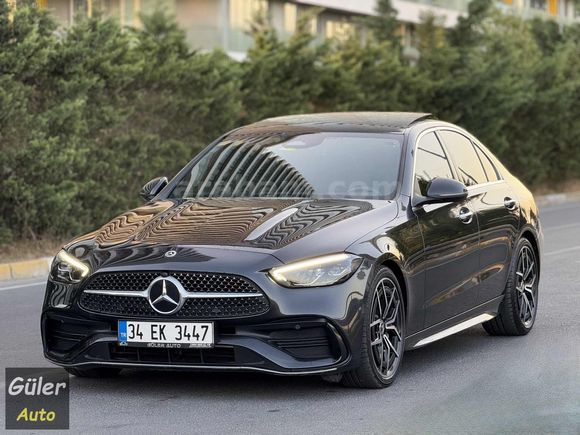 GÜLER AUTO'DAN 2022 MERCEDES-C200 AMG E,BAGAJ-TABA-19'JANT