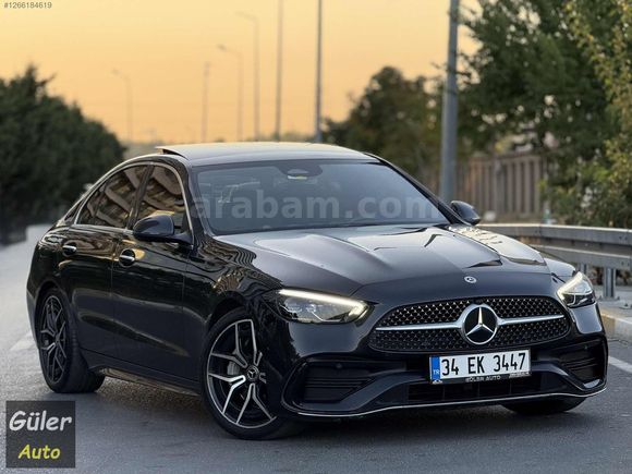 GÜLER AUTO'DAN 2022 MERCEDES-C200 AMG E,BAGAJ-TABA-19'JANT