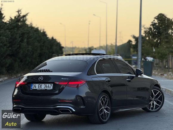 GÜLER AUTO'DAN 2022 MERCEDES-C200 AMG E,BAGAJ-TABA-19'JANT