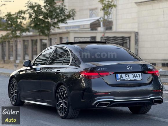 GÜLER AUTO'DAN 2022 MERCEDES-C200 AMG E,BAGAJ-TABA-19'JANT