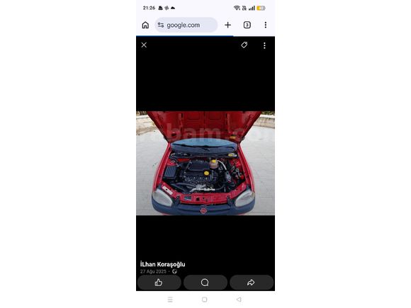 Sahibinden Opel Corsa 1.4 Swing 1997 Model