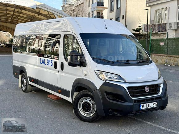 İLK ELDEN 99.000 km'de OKUL PAKETLİ 2015 DUCATO + SERVİS PLAKASI