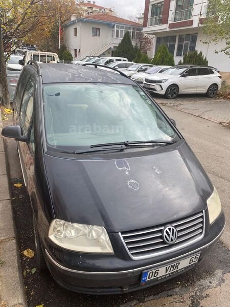 Sahibinden Volkswagen Sharan 1.9 TDI Comfortline 2004 Model Ankara 390.000 km Siyah