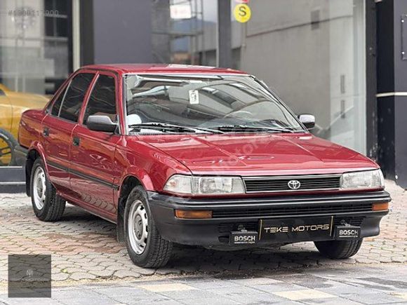 1992COROLLA 1.6XL KLİMA "KOLEKSİYONLUK" TR'DE TEK SERVİS BAKIMLI