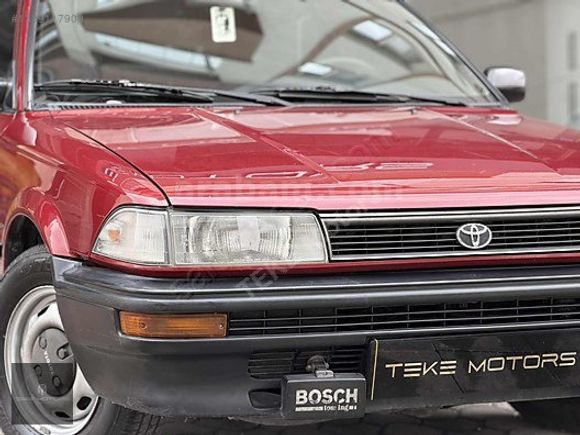 1992COROLLA 1.6XL KLİMA "KOLEKSİYONLUK" TR'DE TEK SERVİS BAKIMLI