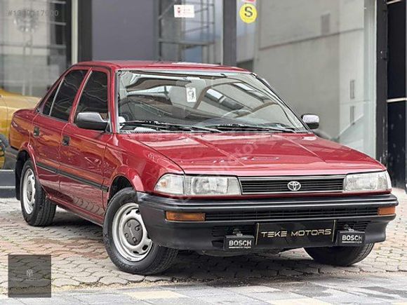 1992COROLLA 1.6XL KLİMA "KOLEKSİYONLUK" TR'DE TEK SERVİS BAKIMLI