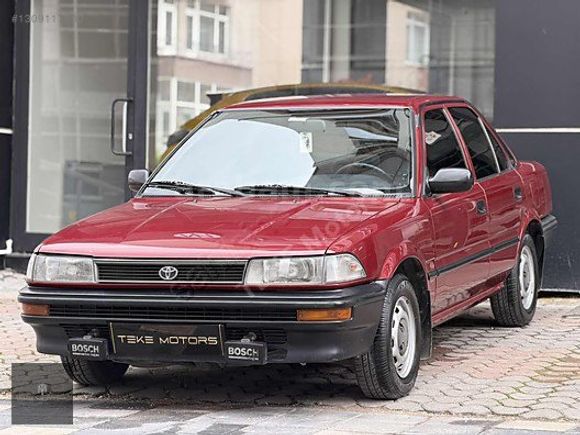 1992COROLLA 1.6XL KLİMA "KOLEKSİYONLUK" TR'DE TEK SERVİS BAKIMLI