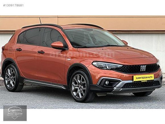 2022 FİAT EGEA CROSS 44 BİN KM BOYASIZ HAYALET EKRAN TURUNCU RNK