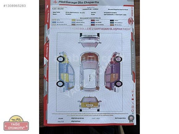 Galeriden Peugeot 206 1.4 HDi Panoramic 2005 Model İstanbul
