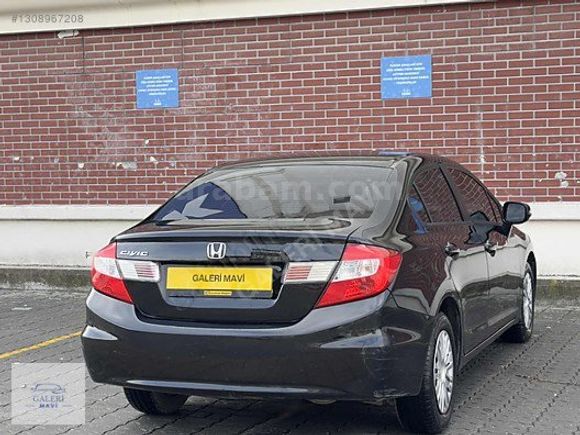 GALERİ MAVİ'DEN 2012 MODEL 1.6 İVTEC DEĞİŞENSİZ DÜŞÜK KM CİVİC